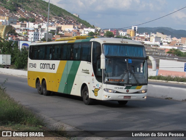 Empresa Gontijo de Transportes 17340 na cidade de Caruaru, Pernambuco, Brasil, por Lenilson da Silva Pessoa. Número da foto: #11360621.