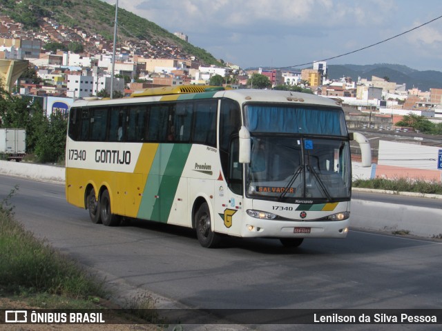 Empresa Gontijo de Transportes 17340 na cidade de Caruaru, Pernambuco, Brasil, por Lenilson da Silva Pessoa. ID da foto: 11360621.