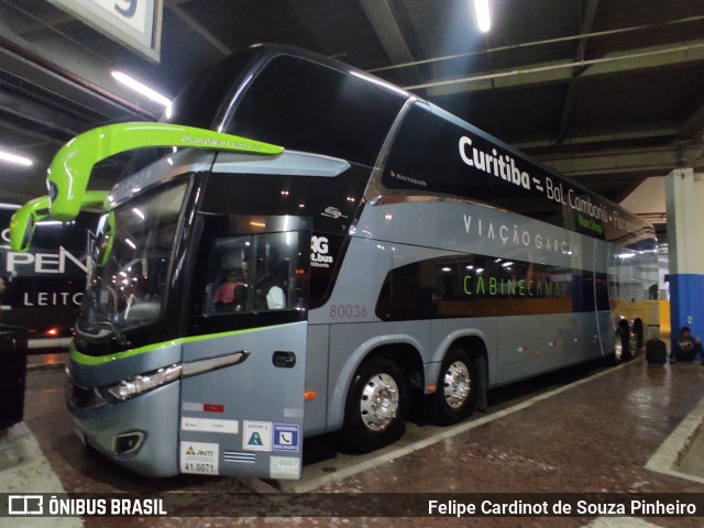 Viação Garcia 80036 na cidade de Rio de Janeiro, Rio de Janeiro, Brasil, por Felipe Cardinot de Souza Pinheiro. ID da foto: 11360636.