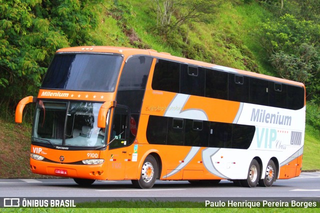 Milenium Turismo 9100 na cidade de Piraí, Rio de Janeiro, Brasil, por Paulo Henrique Pereira Borges. Número da foto: #11360681.