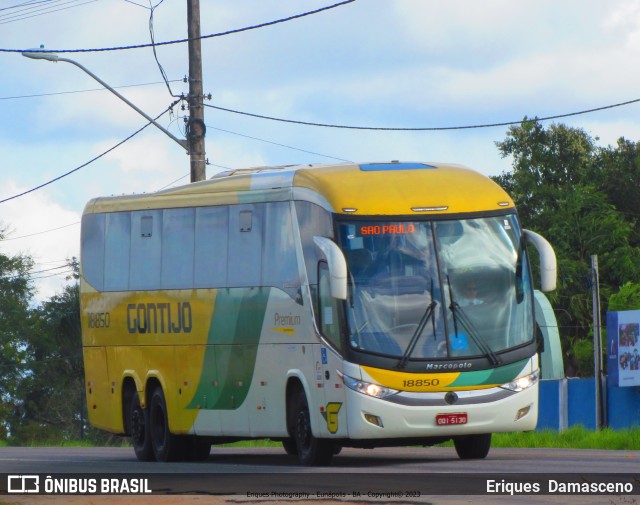 Empresa Gontijo de Transportes 18850 na cidade de Eunápolis, Bahia, Brasil, por Eriques  Damasceno. Número da foto: #11363480.