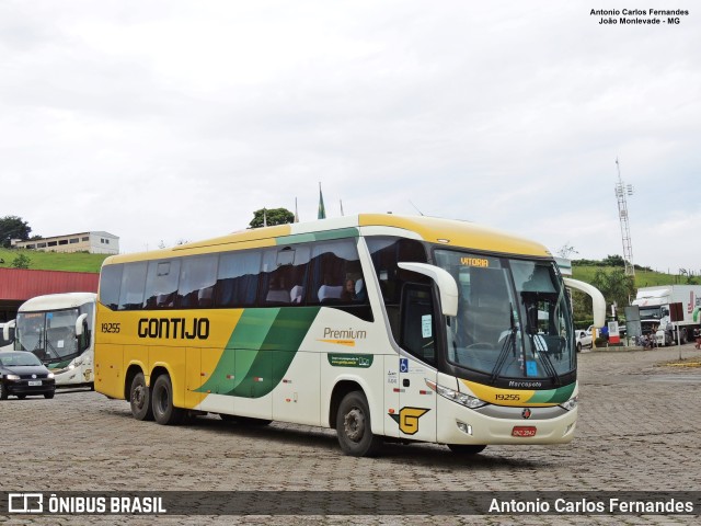 Empresa Gontijo de Transportes 19255 na cidade de João Monlevade, Minas Gerais, Brasil, por Antonio Carlos Fernandes. ID da foto: 11361801.