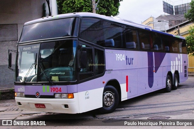 UTIL - União Transporte Interestadual de Luxo 1904 na cidade de Rio de Janeiro, Rio de Janeiro, Brasil, por Paulo Henrique Pereira Borges. ID da foto: 11363113.