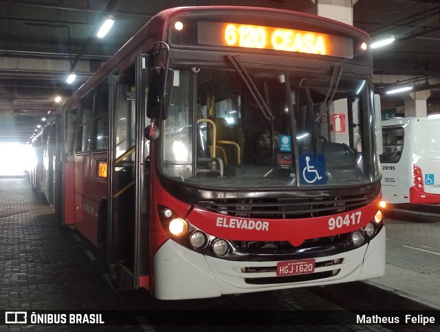 Companhia Coordenadas de Transportes 90417 na cidade de Belo Horizonte, Minas Gerais, Brasil, por Matheus  Felipe. ID da foto: 11363735.