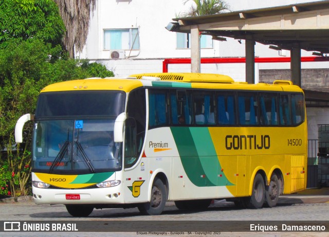 Empresa Gontijo de Transportes 14500 na cidade de Eunápolis, Bahia, Brasil, por Eriques  Damasceno. Número da foto: #11363472.