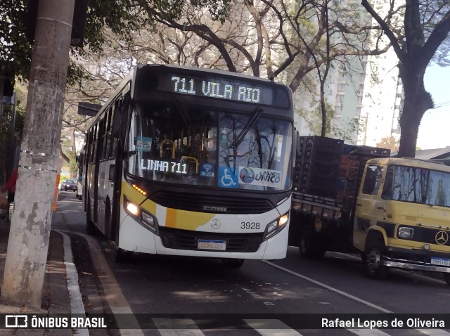 Viação Campo dos Ouros 3928 na cidade de Guarulhos, São Paulo, Brasil, por Rafael Lopes de Oliveira. ID da foto: 11363740.