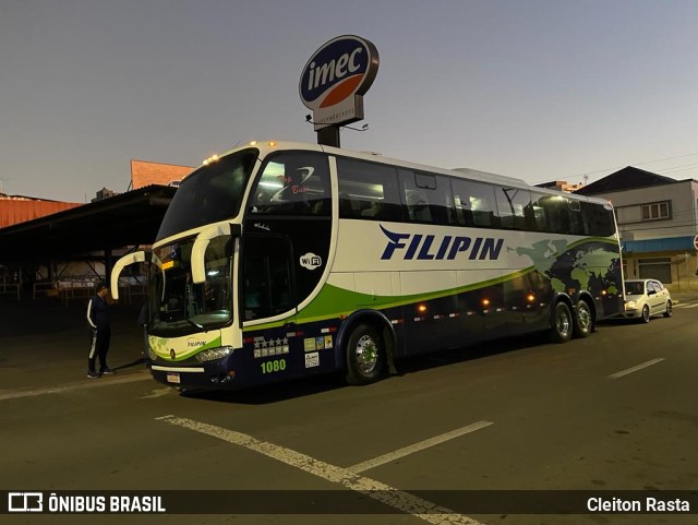 Filipin Transportes e Turismo 1080 na cidade de Farroupilha, Rio Grande do Sul, Brasil, por Cleiton Rasta. ID da foto: 11362774.