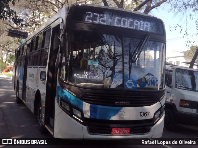 VUG - Viação Urbana Guarulhos 1367 na cidade de Guarulhos, São Paulo, Brasil, por Rafael Lopes de Oliveira. Número da foto: #11363744.