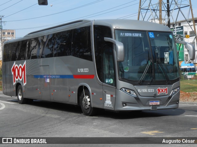 Auto Viação 1001 RJ 108.1223 na cidade de Nova Iguaçu, Rio de Janeiro, Brasil, por Augusto César. Número da foto: #11363085.