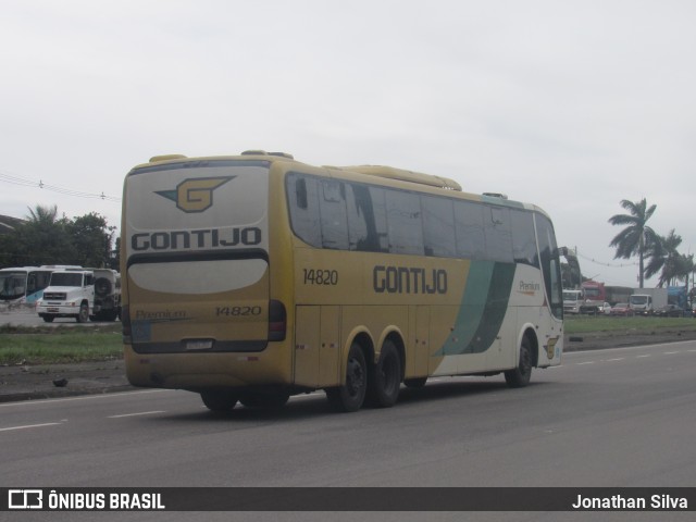 Empresa Gontijo de Transportes 14820 na cidade de Jaboatão dos Guararapes, Pernambuco, Brasil, por Jonathan Silva. ID da foto: 11361510.