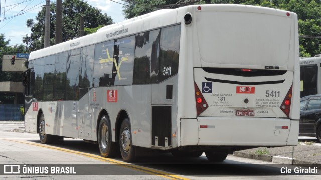 Next Mobilidade - ABC Sistema de Transporte 5411 na cidade de São Paulo, São Paulo, Brasil, por Cle Giraldi. ID da foto: 11361442.