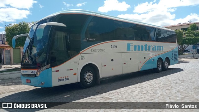 Emtram 5190 na cidade de Tanhaçu, Bahia, Brasil, por Flávio  Santos. ID da foto: 11362748.