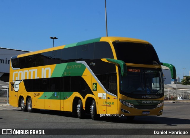 Empresa Gontijo de Transportes 25020 na cidade de Goiânia, Goiás, Brasil, por Daniel Henrique. ID da foto: 11361977.