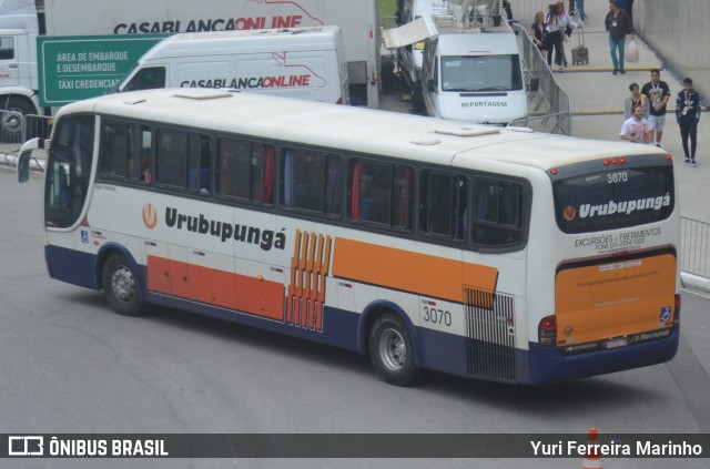 Auto Viação Urubupungá 3070 na cidade de São Paulo, São Paulo, Brasil, por Yuri Ferreira Marinho. ID da foto: 11363100.