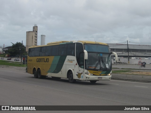 Empresa Gontijo de Transportes 14820 na cidade de Jaboatão dos Guararapes, Pernambuco, Brasil, por Jonathan Silva. ID da foto: 11361511.