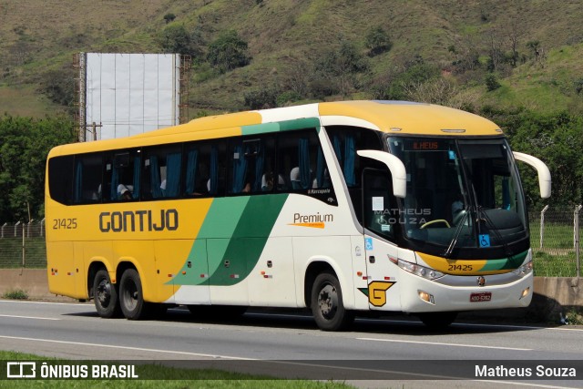 Empresa Gontijo de Transportes 21425 na cidade de Aparecida, São Paulo, Brasil, por Matheus Souza. ID da foto: 11366514.