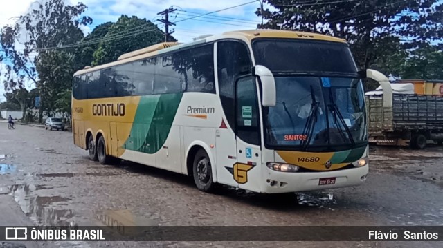 Empresa Gontijo de Transportes 14680 na cidade de Cruz das Almas, Bahia, Brasil, por Flávio  Santos. Número da foto: #11364996.