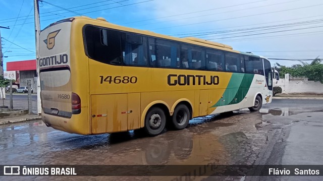 Empresa Gontijo de Transportes 14680 na cidade de Cruz das Almas, Bahia, Brasil, por Flávio  Santos. ID da foto: 11365000.