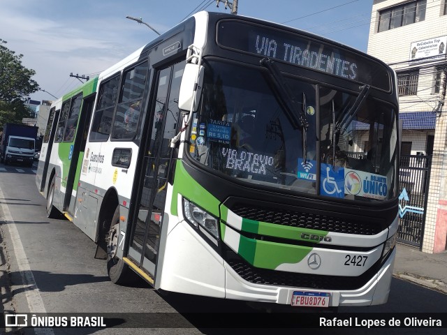 Empresa de Ônibus Vila Galvão 2427 na cidade de Guarulhos, São Paulo, Brasil, por Rafael Lopes de Oliveira. Número da foto: #11365951.