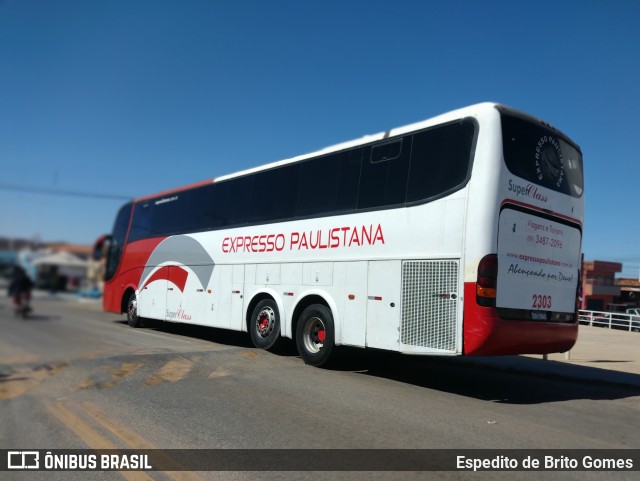 Expresso Paulistana 2303 na cidade de Paulistana, Piauí, Brasil, por Espedito de Brito Gomes. ID da foto: 11364915.