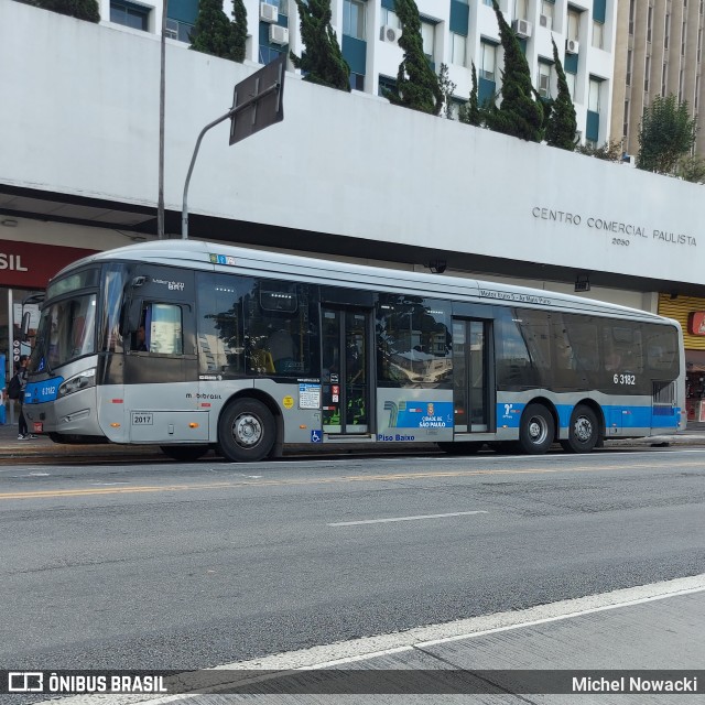 Viação Paratodos > São Jorge > Metropolitana São Paulo > Mobibrasil 6 3182 na cidade de São Paulo, São Paulo, Brasil, por Michel Nowacki. Número da foto: #11366626.