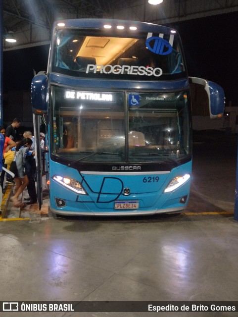 Auto Viação Progresso 6219 na cidade de Petrolina, Pernambuco, Brasil, por Espedito de Brito Gomes. ID da foto: 11364253.