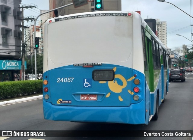 Unimar Transportes 24087 na cidade de Cariacica, Espírito Santo, Brasil, por Everton Costa Goltara. ID da foto: 11364865.