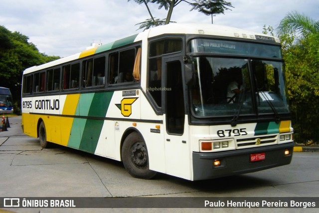 Empresa Gontijo de Transportes 8795 na cidade de São Paulo, São Paulo, Brasil, por Paulo Henrique Pereira Borges. ID da foto: 11366198.