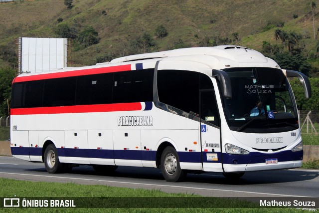 Viação Piracicabana 1708 na cidade de Aparecida, São Paulo, Brasil, por Matheus Souza. ID da foto: 11366528.