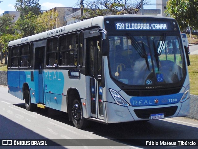 Viação Real - Varginha 7200 na cidade de Varginha, Minas Gerais, Brasil, por Fábio Mateus Tibúrcio. Número da foto: #11363876.