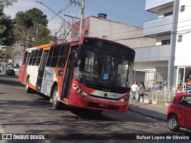 Empresa de Ônibus Vila Galvão 2245 na cidade de Guarulhos, São Paulo, Brasil, por Rafael Lopes de Oliveira. ID da foto: 11364450.