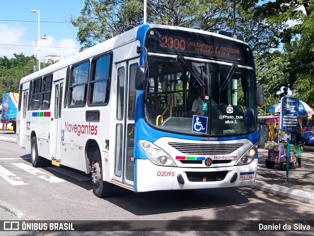 Consórcio Navegantes - 02 > Viação São Jorge > Transurb Transporte Urbano 02095 na cidade de João Pessoa, Paraíba, Brasil, por Daniel da Silva. Número da foto: #11364223.