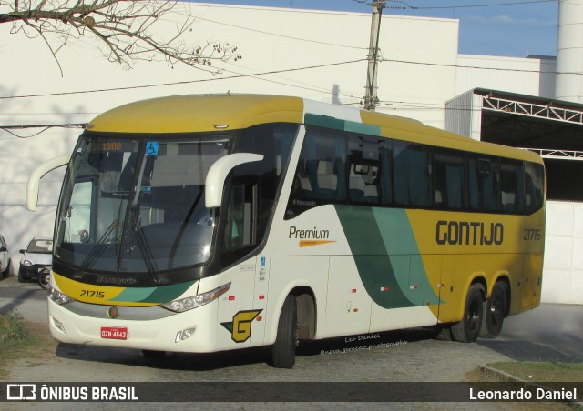 Empresa Gontijo de Transportes 21715 na cidade de Juiz de Fora, Minas Gerais, Brasil, por Leonardo Daniel. ID da foto: 11366654.