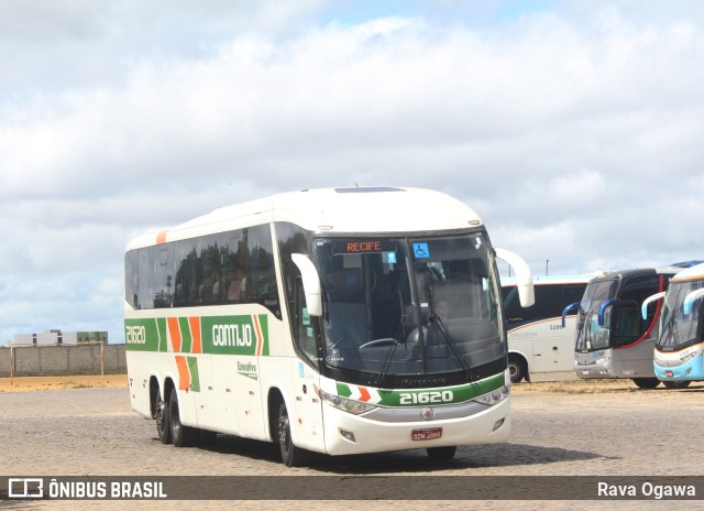 Empresa Gontijo de Transportes 21620 na cidade de Vitória da Conquista, Bahia, Brasil, por Rava Ogawa. ID da foto: 11366173.