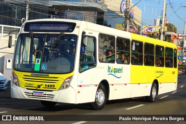 Viação Itaqueri 1409 na cidade de Piracicaba, São Paulo, Brasil, por Paulo Henrique Pereira Borges. Número da foto: #11366143.