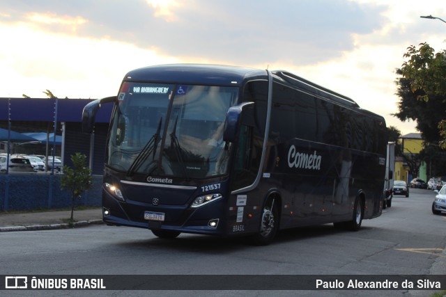 Viação Cometa 721537 na cidade de São Paulo, São Paulo, Brasil, por Paulo Alexandre da Silva. ID da foto: 11365409.