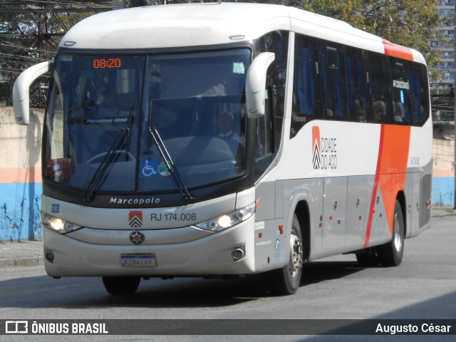 Viação Cidade do Aço RJ 174.008 na cidade de Nova Iguaçu, Rio de Janeiro, Brasil, por Augusto César. Número da foto: #11365884.