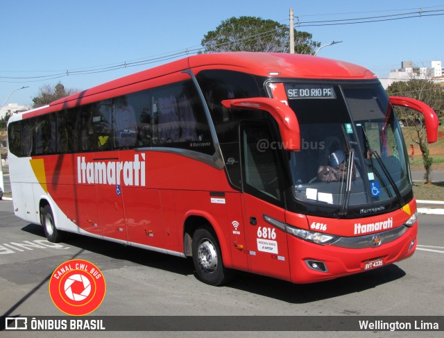 Expresso Itamarati 6816 na cidade de Americana, São Paulo, Brasil, por Wellington Lima. Número da foto: #11367448.