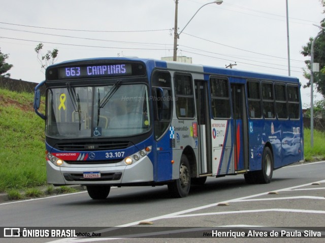 Transportes Capellini 33.107 na cidade de Campinas, São Paulo, Brasil, por Henrique Alves de Paula Silva. ID da foto: 11368660.