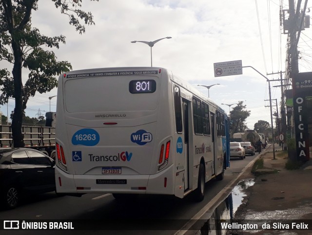 Expresso Santa Paula 16263 na cidade de Serra, Espírito Santo, Brasil, por Wellington  da Silva Felix. Número da foto: #11368069.
