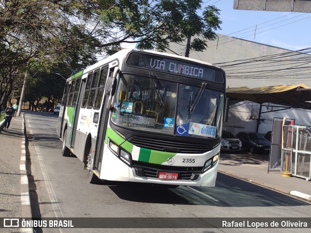 Empresa de Ônibus Vila Galvão 2355 na cidade de Guarulhos, São Paulo, Brasil, por Rafael Lopes de Oliveira. ID da foto: 11368072.