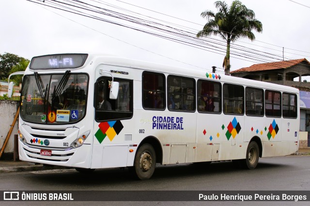 Bem Te Vi Transportes e Turismo 002 na cidade de Pinheiral, Rio de Janeiro, Brasil, por Paulo Henrique Pereira Borges. ID da foto: 11369344.