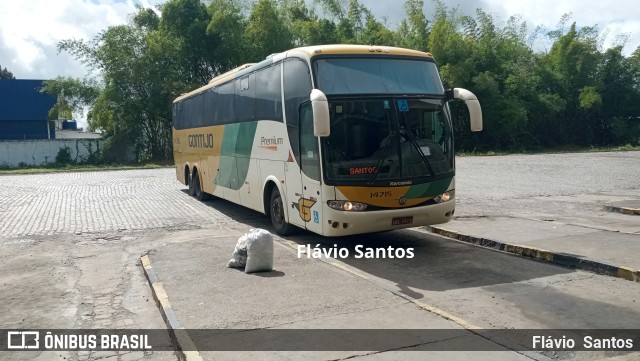 Empresa Gontijo de Transportes 14715 na cidade de Cruz das Almas, Bahia, Brasil, por Flávio  Santos. Número da foto: #11367059.