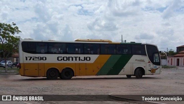 Empresa Gontijo de Transportes 17290 na cidade de Jeremoabo, Bahia, Brasil, por Teodoro Conceição. ID da foto: 11367207.