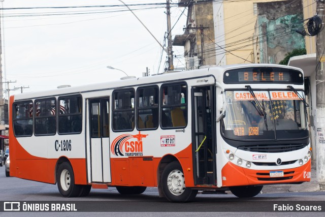 CSM Transporte e Turismo RT 017 na cidade de Belém, Pará, Brasil, por Fabio Soares. ID da foto: 11368093.