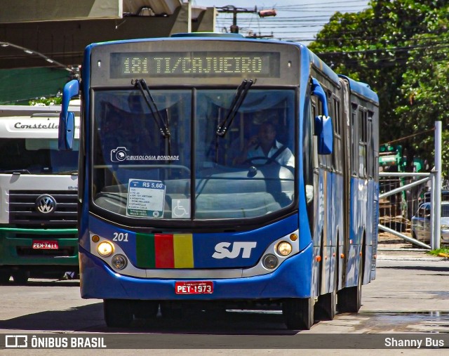 SJT - São Judas Tadeu 201 na cidade de Jaboatão dos Guararapes, Pernambuco, Brasil, por Shanny Bus. ID da foto: 11367246.