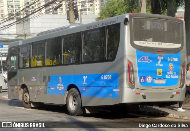 Cooper Líder > A2 Transportes 6 8766 na cidade de São Paulo, São Paulo, Brasil, por Diego Cardoso da Silva. ID da foto: 11367752.