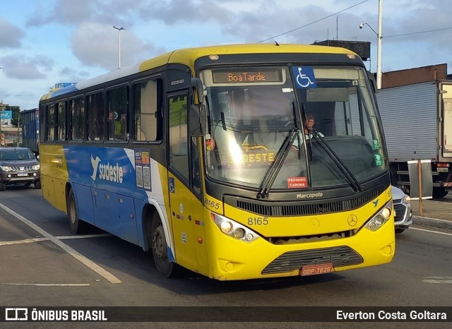 Viação Sudeste 8165 na cidade de Cariacica, Espírito Santo, Brasil, por Everton Costa Goltara. ID da foto: 11367334.