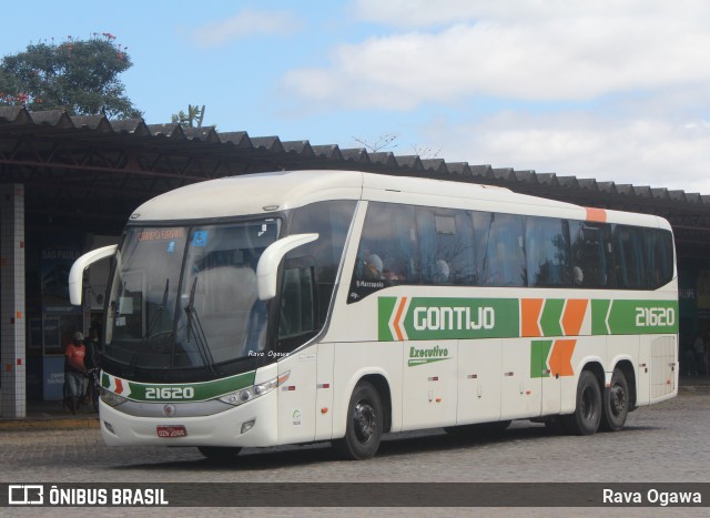 Empresa Gontijo de Transportes 21620 na cidade de Vitória da Conquista, Bahia, Brasil, por Rava Ogawa. ID da foto: 11368771.