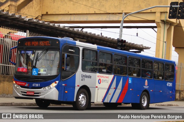 ATT - Alto Tietê Transportes 47.261 na cidade de Mogi das Cruzes, São Paulo, Brasil, por Paulo Henrique Pereira Borges. Número da foto: #11369267.